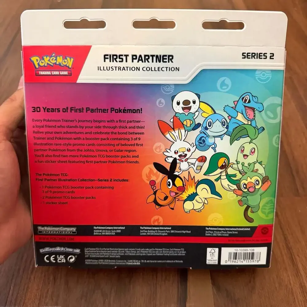 Pokémon Trading Card Game First Partner Illustration Collection Series 2 Box